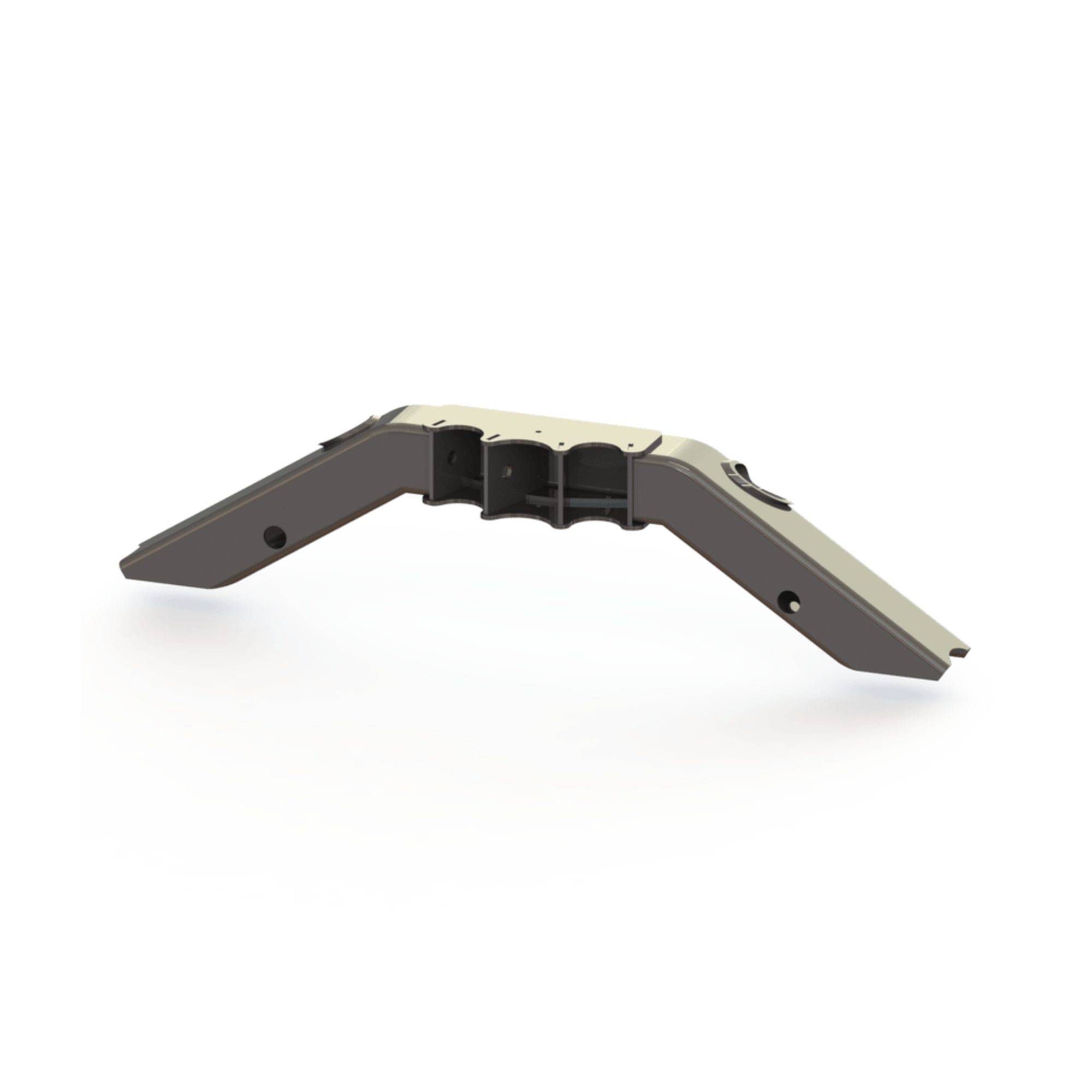 Patriot Chassis bolt-on heavy duty axle truss CNC laser-cut from DOM steel for rear differential reinforcement